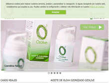 Tablet Screenshot of ozolive.com